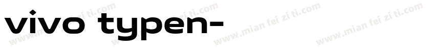 vivo typen字体转换